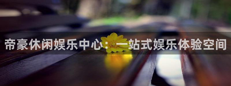 壹号平台下载安装官网：帝豪休闲娱乐中心：一站式娱乐体验空间