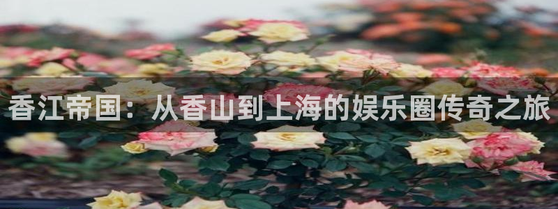 天辰娱乐官方app下载安装：香江帝国：从香山到上海的娱乐圈传奇之旅